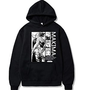 Inspired by Chainsaw Man Makima Power Anime Cartoon Polyster Print Harajuku Graphic Kawaii Hoodie For Women's / Men's miniinthebox
