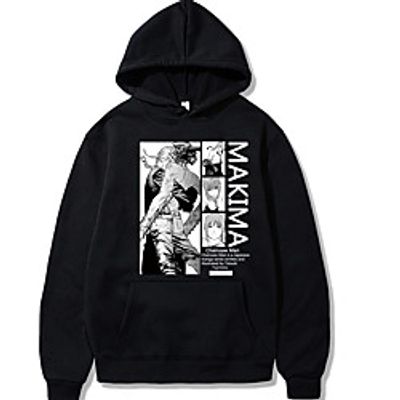 Inspired by Chainsaw Man Makima Power Anime Cartoon Polyster Print Harajuku Graphic Kawaii Hoodie For Women's / Men's miniinthebox