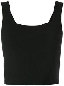 A.L.C. square neck cropped vest - Black