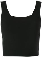 A.L.C. square neck cropped vest - Black