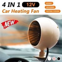 Electric Mini Heater Warmer Fan Windscreen Defogging 12V Heating Fan For Truck SUV Lightinthebox - thumbnail