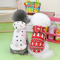 Dog Clothing Gorgeous Christmas Small Sweater Cat Clothing Teddy Bears Pet Dog Warm Clothing Small and Medium sized Dogs Lightinthebox - thumbnail
