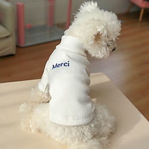 Pet Clothes Small Dogs Cats Autumn And Winter Comfort Home Dogs Clothes Letter Bottoms Teddy Bears Clothes miniinthebox