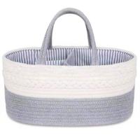 Little Story Cotton Rope Diaper Caddy - Grey LS_DPCA_GY