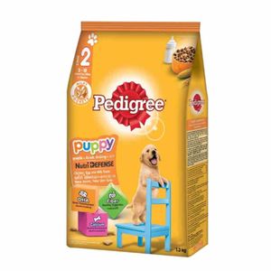 Pedigree Puppy, Dry Food, Nutri Defense Chicken, Egg And Milk Flavor 1.3 Kg