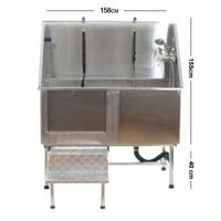 Nutrapet Grooming Bath Tub 157Cm X 74 Cm X 60 Cm Bath Tub Non Hydraulic Fixed Tub