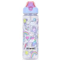 Eazy Kids Unicorn 2 - In - 1 Tritan Water Bottle - Blue 650ml