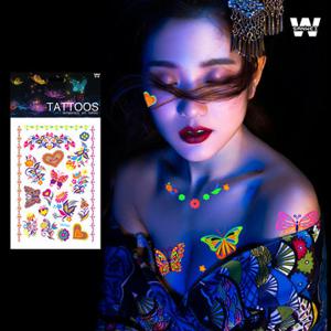 Luminous Temporary Tattoo Stickers