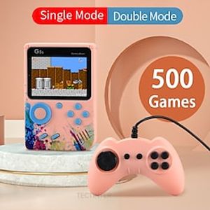 G5 Game Console 500-Game Classic Game Device Ergonomic 3.0'' Screen Handheld Gaming Player for Kids Gift Video Game Console Lightinthebox