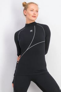 Womens Reflective Trefoil T-Shirt  Black