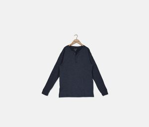 Kids Boys Long Sleeve Henley Tee  Tidal