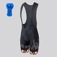 21Grams Men's Cycling Bib Shorts Bike Padded Shorts  Chamois Bottoms Mountain Bike MTB Road Bike Cycling Sports Graphic Black Quick Dry Moisture Wicking Clothing Apparel Bike Wear  Stretchy Lightinthebox - thumbnail