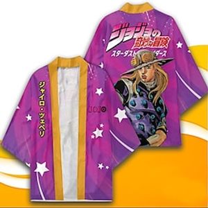 Inspired by JoJo's Bizarre Adventure Jotaro Kujo Anime Cartoon Polyster Anime Classic Street Style Top For Men's / Women's / Couple's miniinthebox