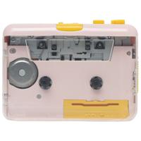 MJI JO9 Cassette Player (Clear Super USB) - Pink - thumbnail