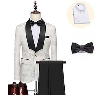 Retro Vintage Rococo Baroque 1980s Suits  Blazers Gentleman Men's Cosplay Costume Masquerade Party  Evening Coat Lightinthebox