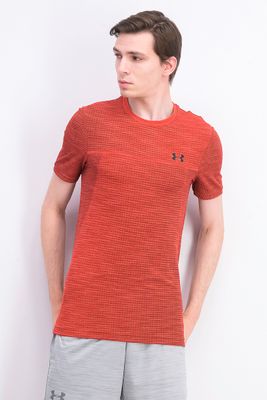 Mens Seamless Vanish Tee Red Mens Seamless Vanish Tee Red
