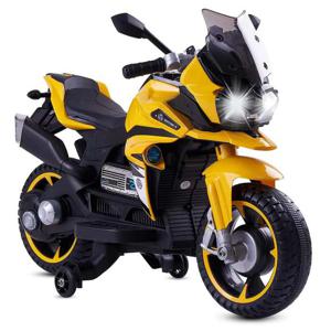 Baby Love Kids Rideon Motorcycle - Yellow (12V) (UAE Delivery Only)