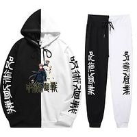 Inspired by Jujutsu Kaisen Gojo Satoru Pants Outfits Hoodie Anime Harajuku Graphic Kawaii Pants For Men's Women's Unisex Adults' Hot Stamping 100% Polyester Lightinthebox - thumbnail
