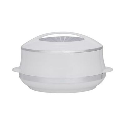 Elite Gold Insulated Casserole, Firm Twist Lock-(White)-(RF11145)