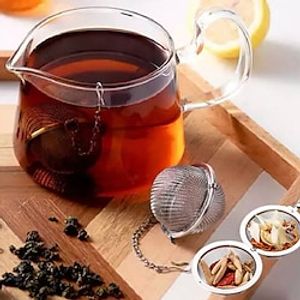Stainless Steel Mesh Tea Ball Tea Strainers Tea Infuser Strainer Filters for Tea 304 Stainless Steel Extra Fine Mesh Tea Strainers for Loose Leaf Tea Tea Infusers Lightinthebox