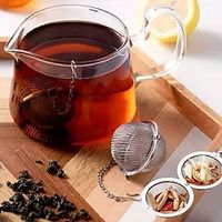 Stainless Steel Mesh Tea Ball Tea Strainers Tea Infuser Strainer Filters for Tea 304 Stainless Steel Extra Fine Mesh Tea Strainers for Loose Leaf Tea Tea Infusers Lightinthebox - thumbnail