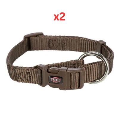 Trixie Premium Collar for Dogs Hazelnut - Large-XL (Pack of 2) Trixie Premium Collar for Dogs Hazelnut - Large-XL (Pack of 2)