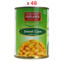 Natures Choice Sweet Corn, 400 Gm Pack Of 48 (UAE Delivery Only)