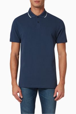 Miller Polo Shirt in Cotton Piqué Miller Polo Shirt in Cotton Piqué