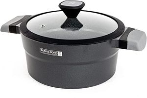 Royalford Aluminum casserole 20cm Black - RF8597