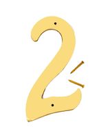 Hy-Ko 4 Inches Brass Number 2