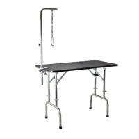 Aeolus Height Adjustable Folding Table With Grooming Arm Kit 120X60X81-93Cm