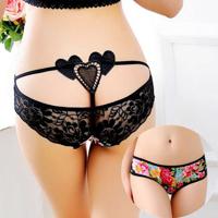 Sexy Hollow Transparent Lace Panties - thumbnail