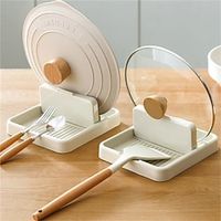 Kitchen Lid Rack Storage Rack Foldable Lid Rack For Spoon And Shovel Multifunctional Storage Lightinthebox - thumbnail