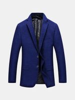 Slim Fit Business Casual Lapel Collar Chest Pocket Suit