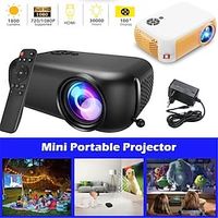 Portable Mini Projector HD 1080P Home Theater Movie Multimedia Video Projector Support HDMI /USB /SD Card miniinthebox - thumbnail