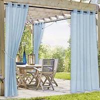 Waterproof Light Filtering Curtains for Living Room Outside Window Treatment Panels Pure Color Semi-Transparent Curtains Privacy Home Decoration Lightinthebox