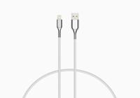 Cygnett Armoured Braided Lightning to USB-A Cable 1m White