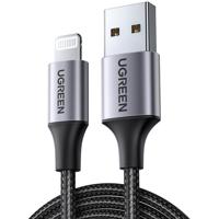 UGREEN USB-A to Lightning MFI Cable Aluminum Case with Nylon Braided 2m