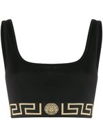 Versace Medusa cropped bra - Black