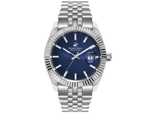 Beverly Hills Polo Club Mens Analog Dark Blue Dial Watch Bp3018X390