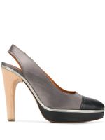 LANVIN Pre-Owned 2009's two-tone pumps - Grey