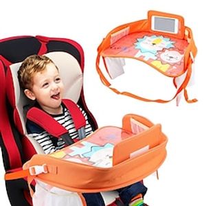 In-car Accessories Kids Toys Infant Children Drink Table Baby Fence Car Drinks Holders Storage Car Safety Seat Tray Waterproof Lightinthebox