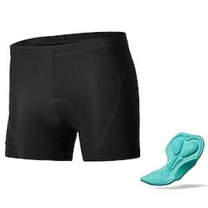 Men's Bike Shorts Cycling Shorts Bike Padded Shorts  Chamois Mountain Bike MTB Road Bike Cycling Sports Patchwork 3D Pad Cycling Breathable Quick Dry Black Cyan Polyester Clothing Apparel Bike Wear Lightinthebox