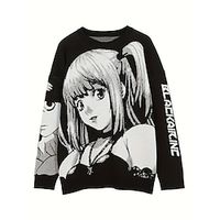 Hoodie Sweater Anime Graphic Top For Men's Women's Unisex Adults' 3D Print 100% Polyester Party Casual Daily miniinthebox