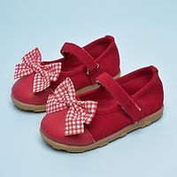 Girls' Sneakers Sports  Outdoors Comfort First Walkers Suede Breathability Princess Shoes Toddler(2-4ys) Daily Walking Shoes LeisureSports Red Spring Summer miniinthebox - thumbnail