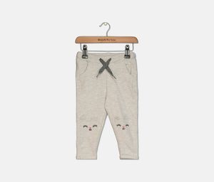 Toddler Girls Pull On Pants  Grey