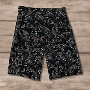 Kids Boys Shorts Graphic Active Outdoor 3-12 Years Summer Black miniinthebox