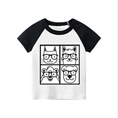 [18m-9y]boys cartoon print short sleeve t-shirt Lightinthebox