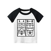 [18m-9y]boys cartoon print short sleeve t-shirt Lightinthebox - thumbnail
