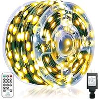 100m Flexible LED Light Strips String Lights Christmas String Lights 1000 LEDs 329FT Warm White Creative String Lights Holiday Lights Party Holiday Wedding 29V Lightinthebox - thumbnail